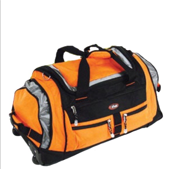 California Pak Handbags - CalPak Terminator Solid Rolling Upright Duffel Bag